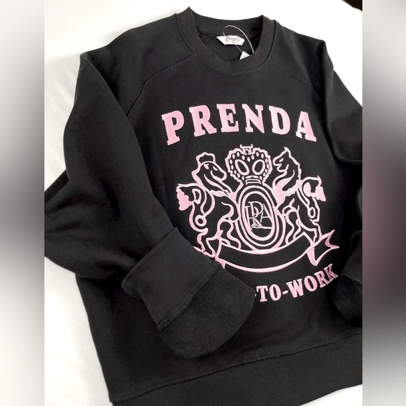 Korean Brand Prenda from Plant Pink logo Sweatshirt Size S - Picture 3 of 14